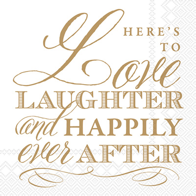 Love and Laughter Lunch Napkin