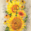 Le Tournesol Light Brown Lunch Napkin