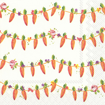 Carrots Garland Lunch Napkin