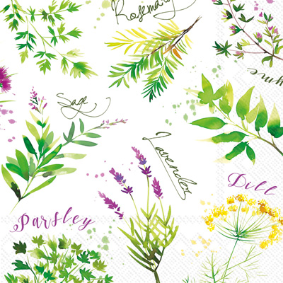 Soft Herbs Lunch Napkin