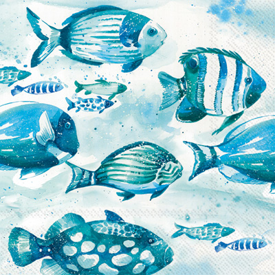 Aquaworld Fish Lunch Napkin