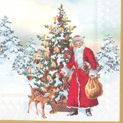 Annual Christmas Santa Lunch Napkin