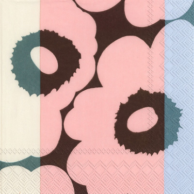 Marimekko - Unikko Ralli Lunch Napkin rose