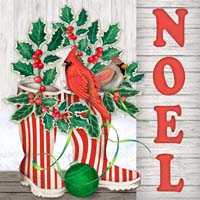 Cardinal Noel Lunch Napkin