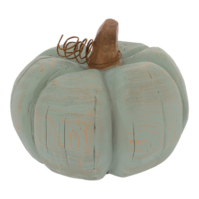Aqua Carved Pumpkin