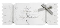 My Design Co. Wedding Cracker Card From this Day Forward Silver