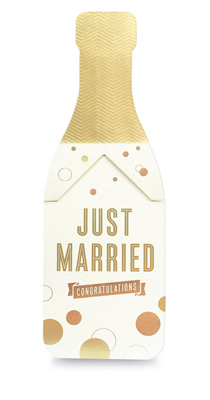 My Design Co. Champagne Pop Cracker Card Married