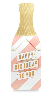 My Design Co. Champagne Pop Cracker Card Birthday