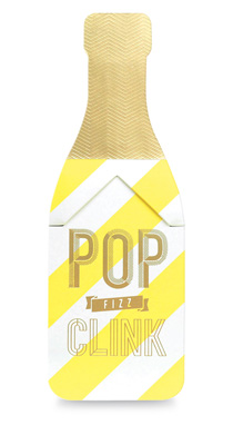 My Design Co. Champagne Pop Cracker Card Fizz Clink