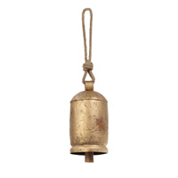 Small Gold Bell With Jute