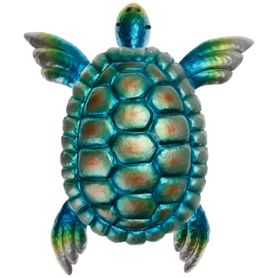 Lustrous Sea Turtle Wall Décor