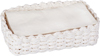 PAPER WOVEN GUEST TOWEL CADDY WHITE