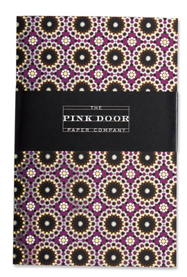 Pink Door Foil Notebook Tempt