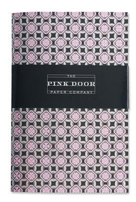 Pink Door Foil Notebook Sparkle