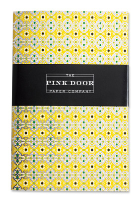 Pink Door Foil Notebook Invigorate