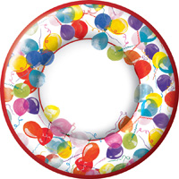 Ninety Nine Balloons (99 Balloons) Round Paper Dinner Plate