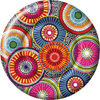 Be-Spoked Round Paper Dinner Plate