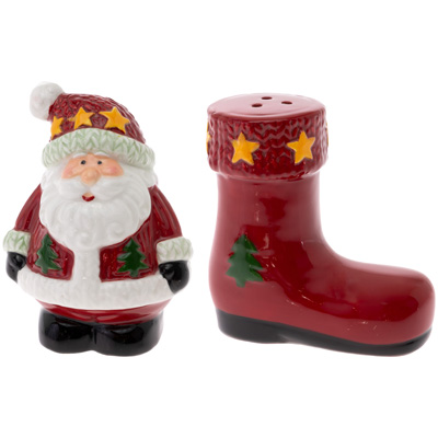 Jolly Santa Salt & Pepper