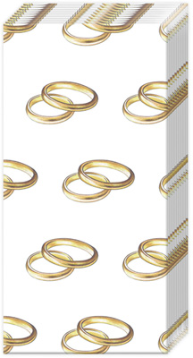 Rings Gold Pocket Tissue