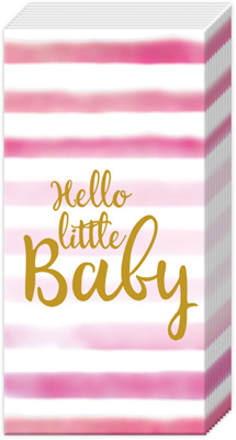 Hello Baby Pocket Tissue light rose