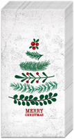 Natural Christmas Tree Pocket Tissue
