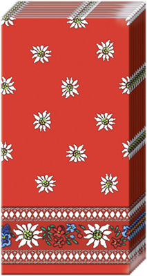Edelweiss Red Pocket Tissue
