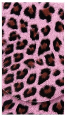 Leopard Pink Pocket Tissue Holder