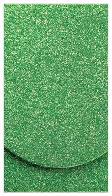 Glitter Lime Green Pocket Tissue Holder