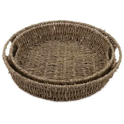 Seagrass Round Basket (set of 2)
