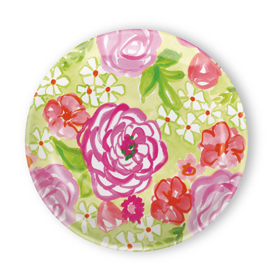 Rosanne Beck Rose Garden Salad Plate