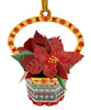 Santoro Poinsettia Bauble Card