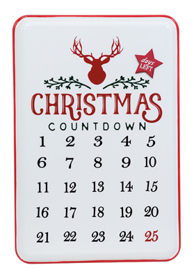 Deer Christmas Countdown Sign