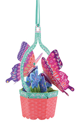 ChandelierViolets Butterfly Basket