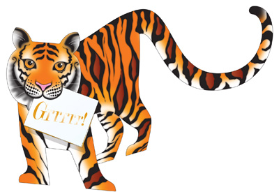 Special Delivery Tyger Tiger 3D Card