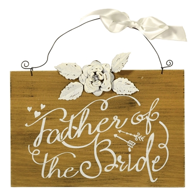 Wedded Bliss Father of the Bride Sign