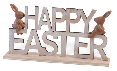 Hoppy Easter Bunny Sign