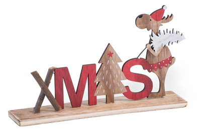 Critter Christmas Maisey Xmas Moose Sign