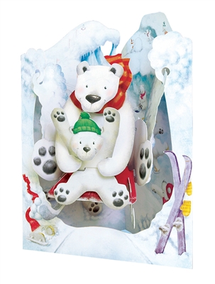 Santoro Polar Bear Swing Card