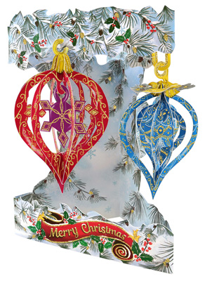 Santoro Baubles Display Swing Card