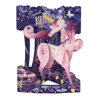 Magical Birthday Unicorn Display Card