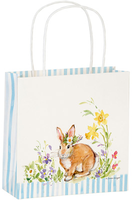 Lovely Bunny Gift Bag light blue