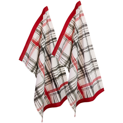 Boston Plaid Tea Towels