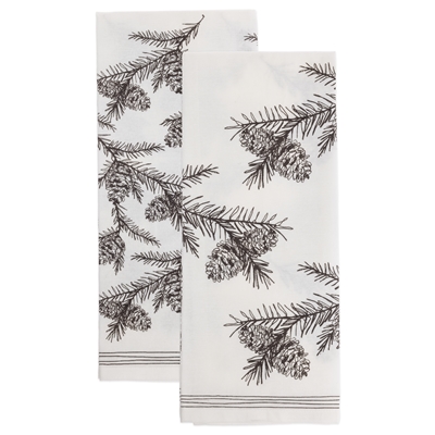 White Pine Tea Towels Set of 2