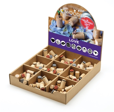 Woodies Love Mini Stamp Set with Display