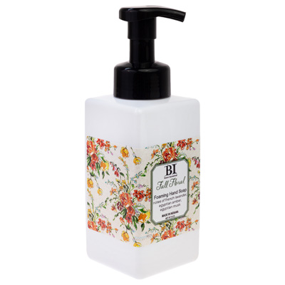 Fall Floral Pattern Foaming Hand Soap 16 Oz