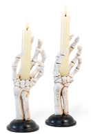 Skeleton Hand Taper Holders