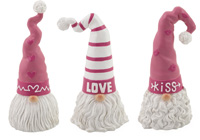 Kissy Love Gnomes (set of 3) pink
