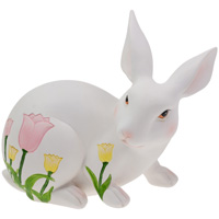 Hazel Tulip Embossed Bunny Sitting