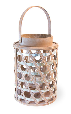 Large Woven Bamboo Lantern
