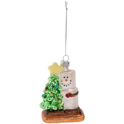 Glass Smores Ornament